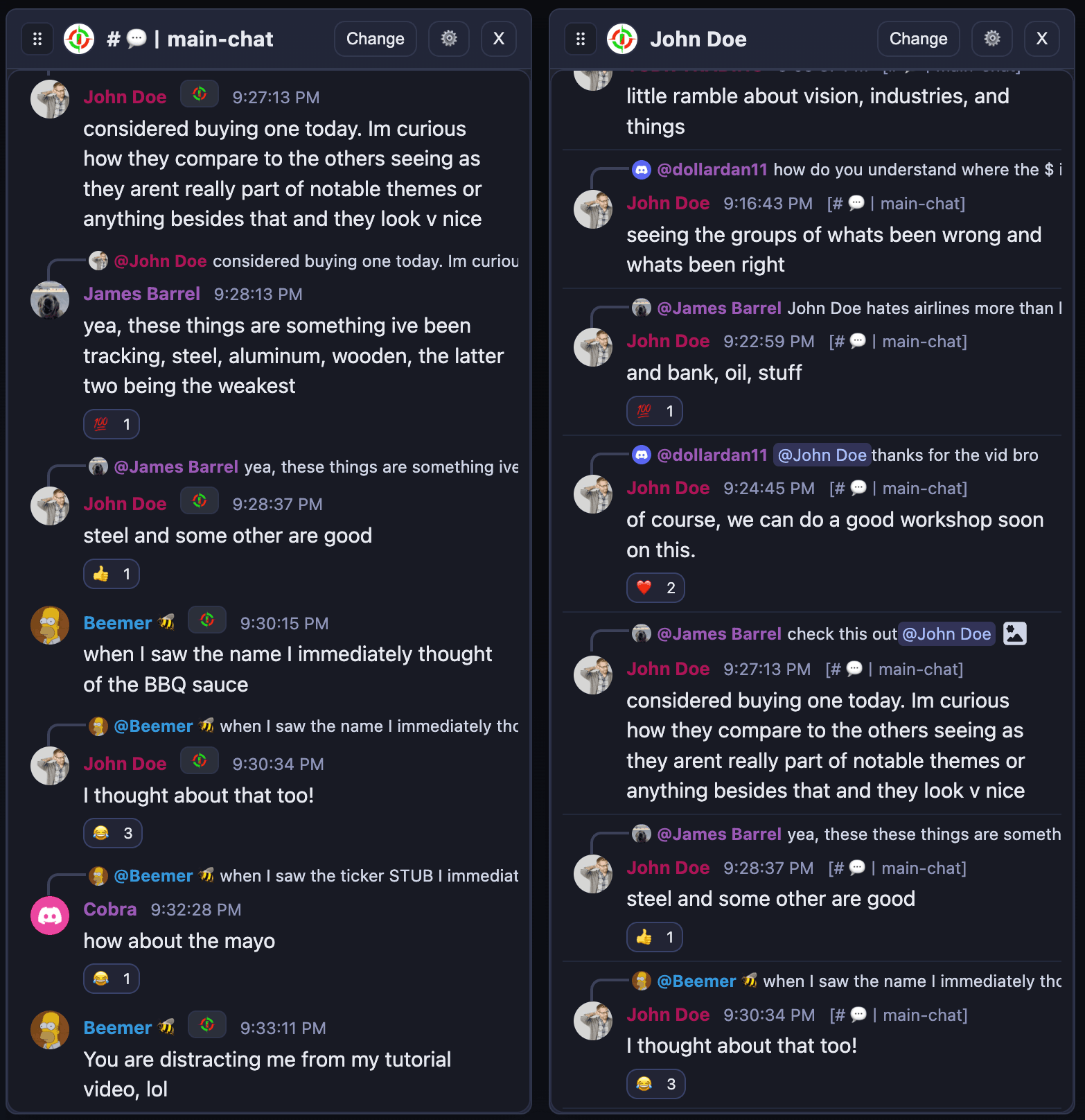 Dashcord dashboard preview